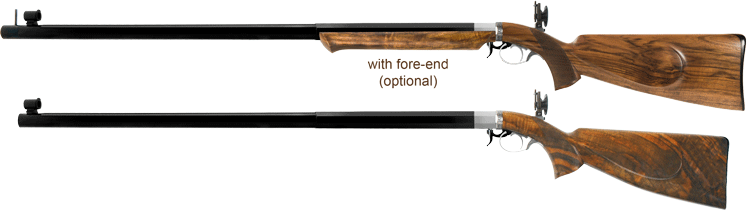 Underhammer rifle Whitworth 100 meter