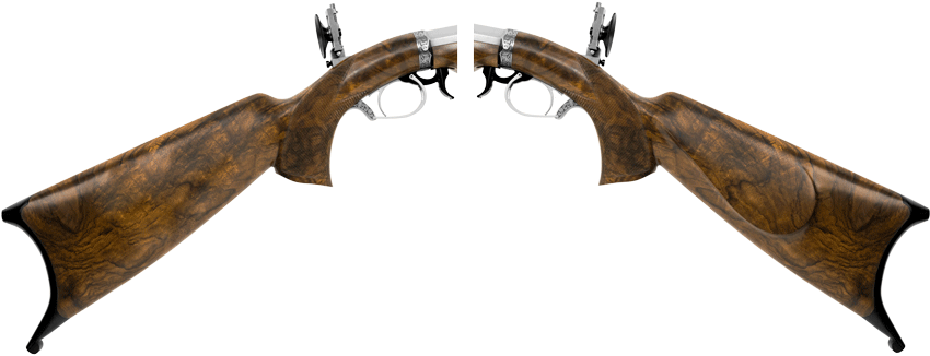 Underhammer rifle walnut luxus