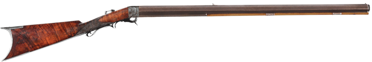 original Billinghurst rifle with direct trigger system half cocked